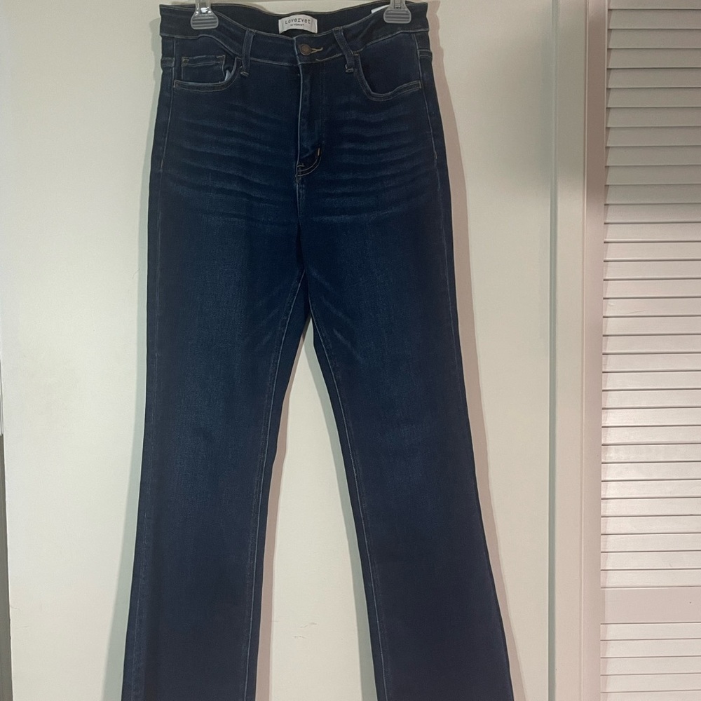 Lovervet Women's Dark Blue Boot Cut Jeans